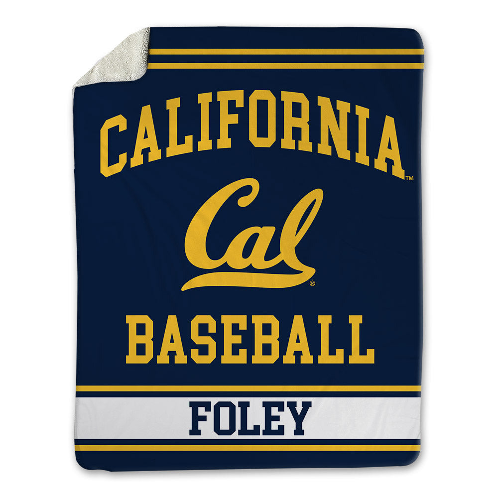 UC Berkeley - NCAA Baseball : Ethan Foley - Blanket-0