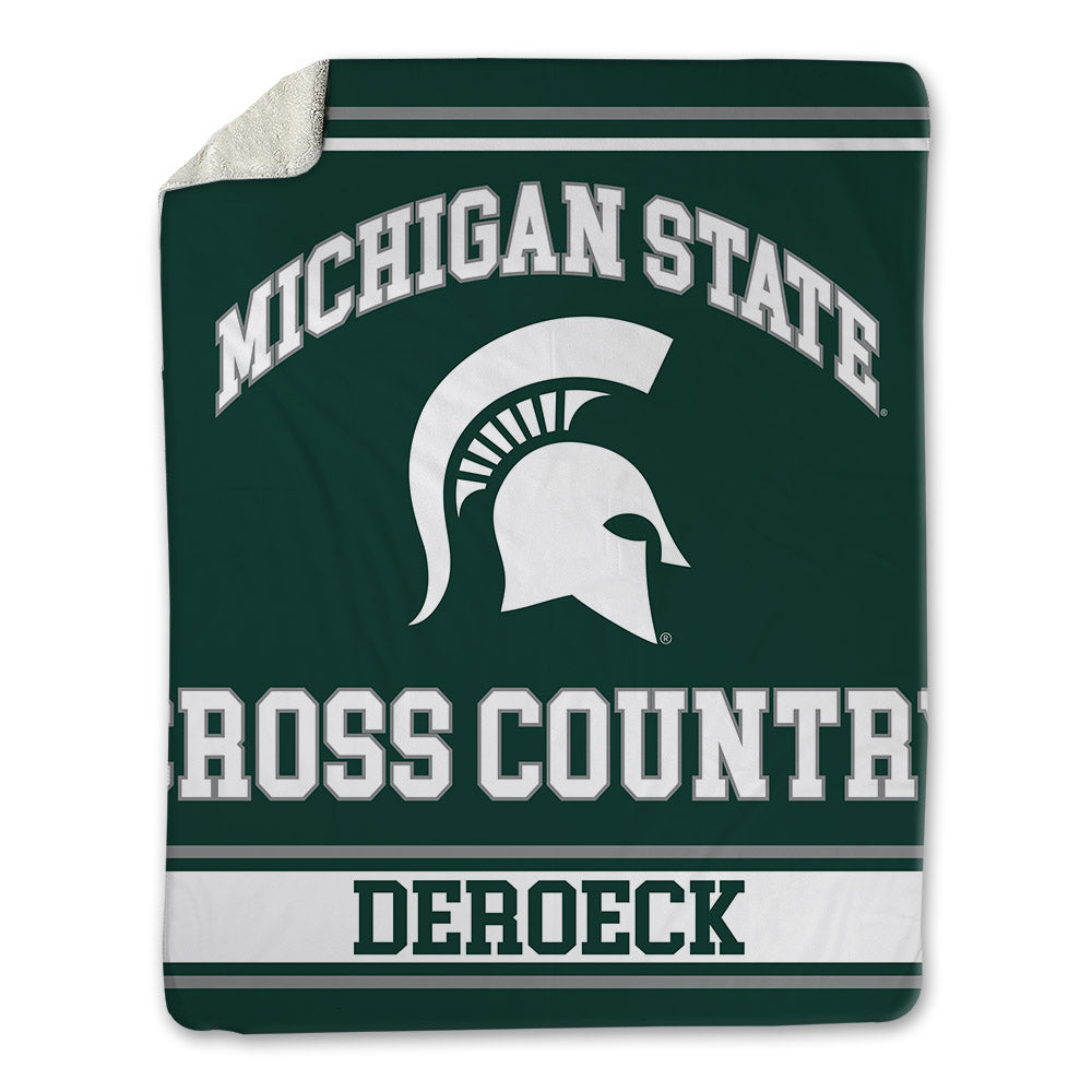 Michigan State - NCAA Women's Cross Country : Hannah DeRoeck - Blanket-0