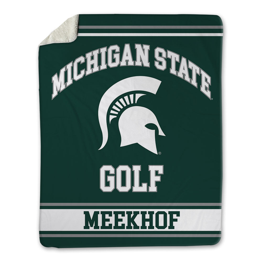 Michigan State - NCAA Men's Golf : August Meekhof - Blanket-0