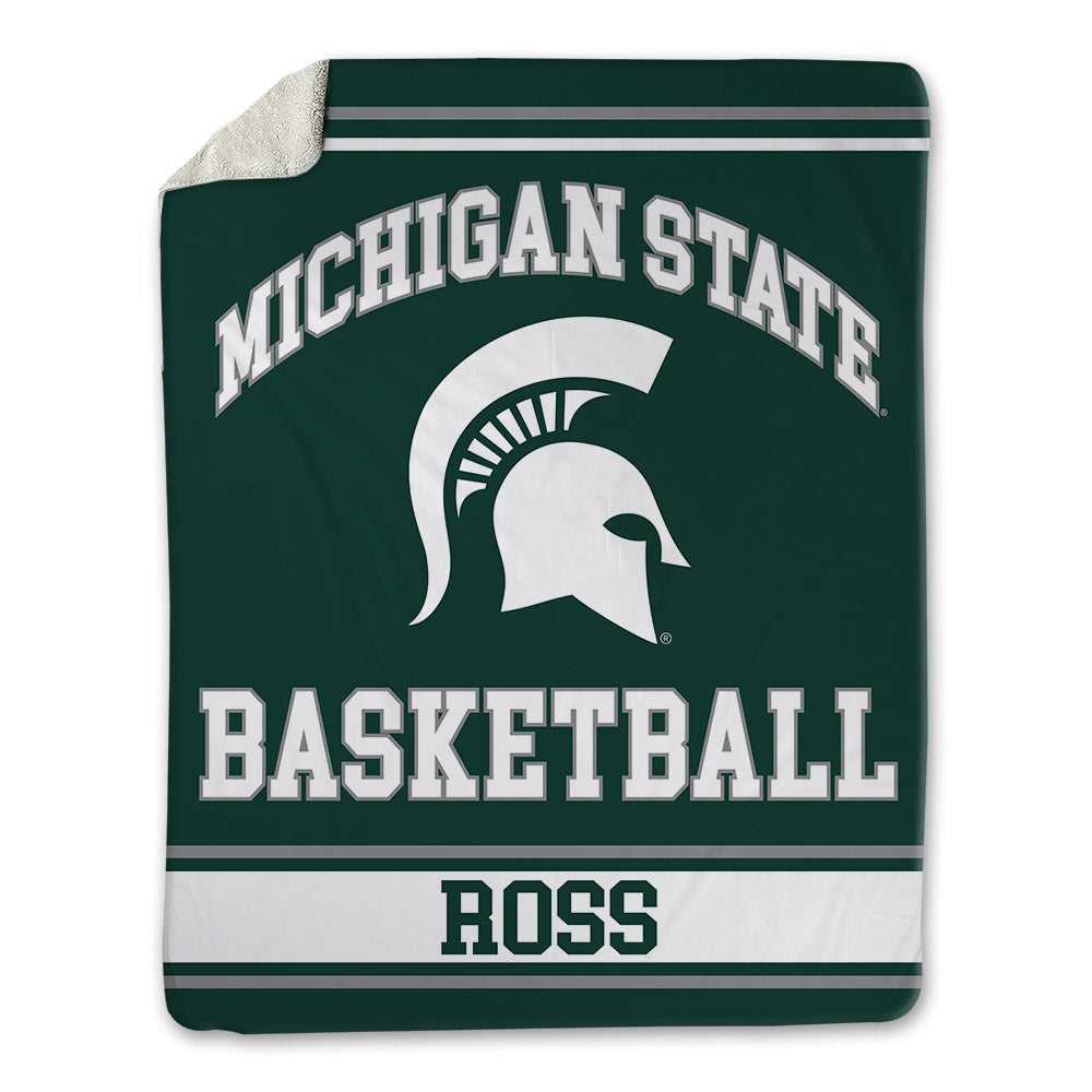 Michigan State - NCAA Women's Basketball : Lauren Ross - Blanket-0