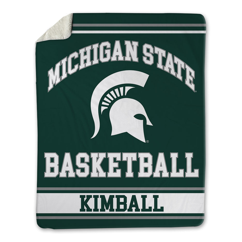 Michigan State - NCAA Women's Basketball : Abbey Kimball - Blanket-0