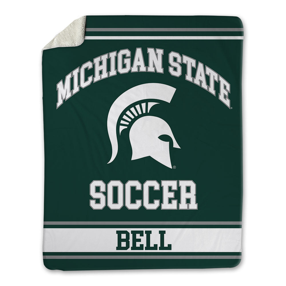Michigan State - NCAA Women's Soccer : Kennedy Bell - Blanket-0