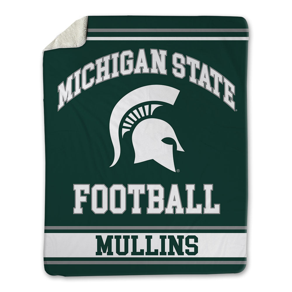 Michigan State - NCAA Football : George Mullins - Blanket-0