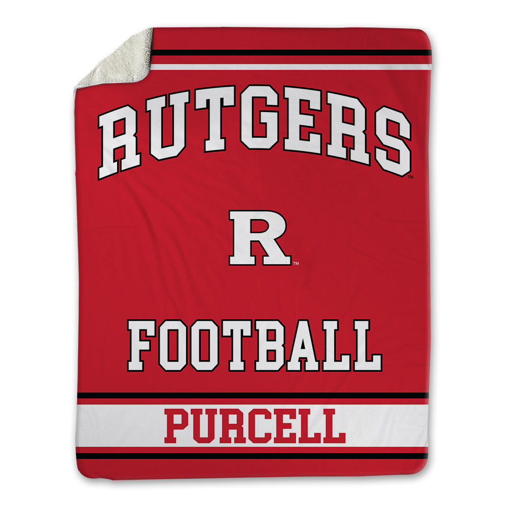 Rutgers - NCAA Football : Shawn Purcell - Blanket-0