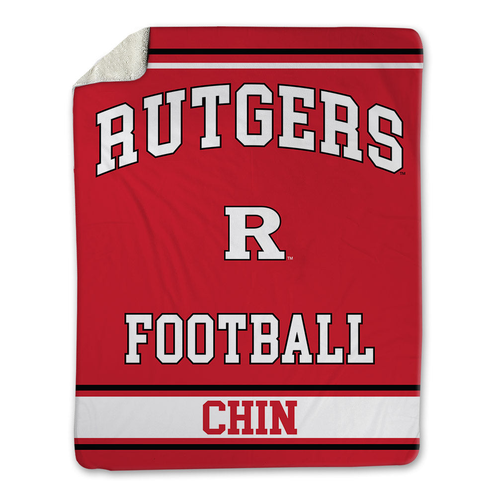 Rutgers - NCAA Football : Dantae Chin - Blanket-0