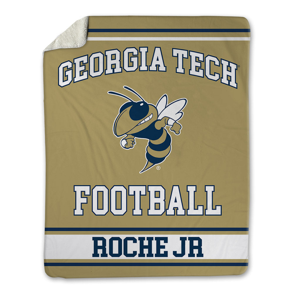 Georgia Tech - NCAA Football : Kevin Roche Jr - Blanket-0