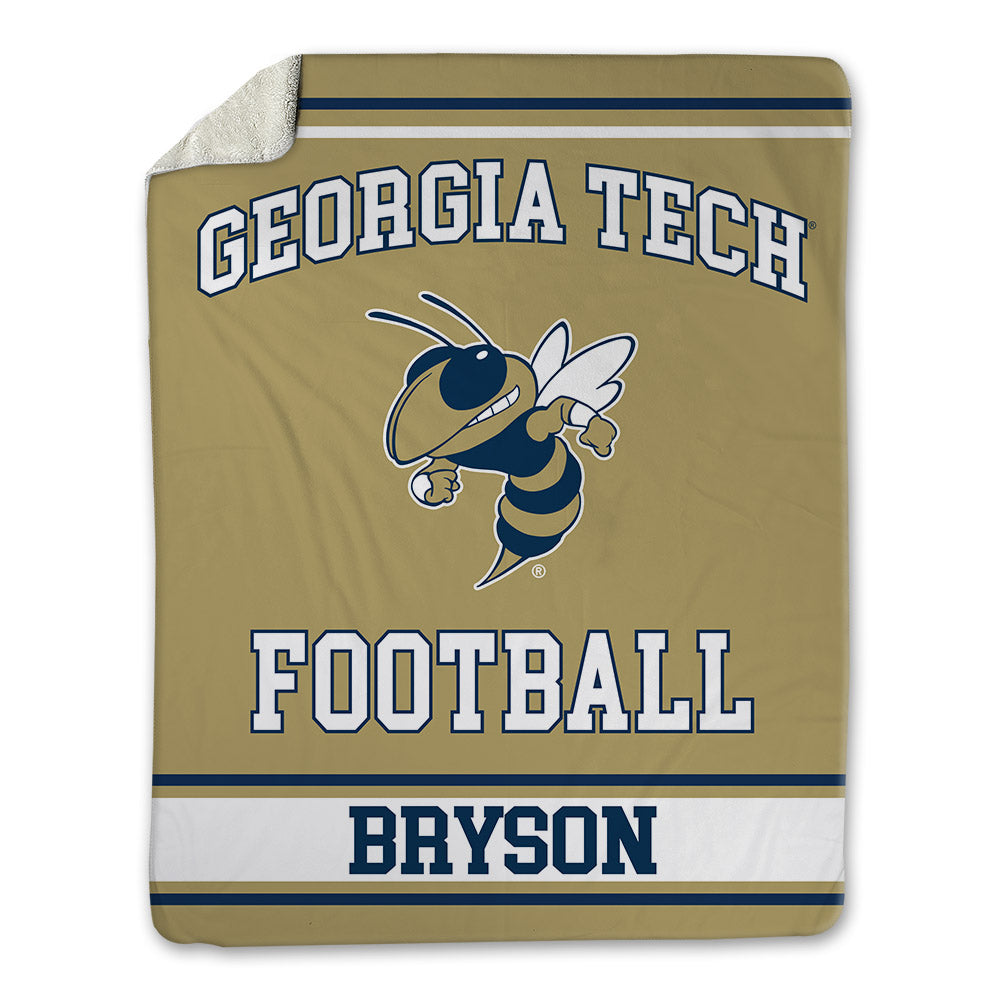 Georgia Tech - NCAA Football : Jimmy Bryson - Blanket-0