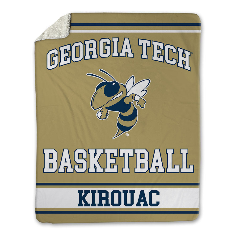 Georgia Tech - NCAA Men's Basketball : Cole Kirouac - Blanket-0