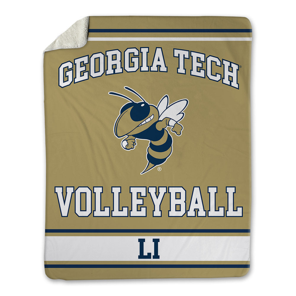 Georgia Tech - NCAA Women's Volleyball : Abigail Li - Blanket-0