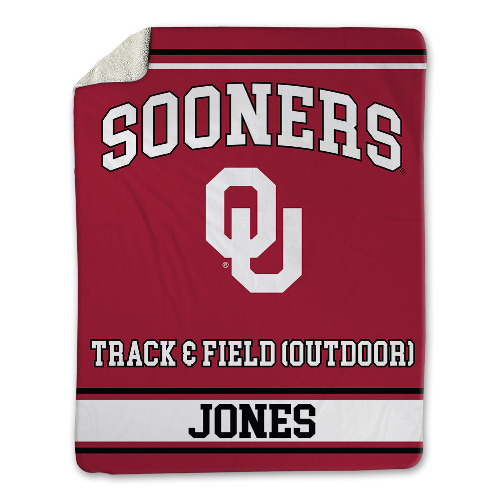 Oklahoma - NCAA Men's Track & Field : Connor Jones - Blanket-0