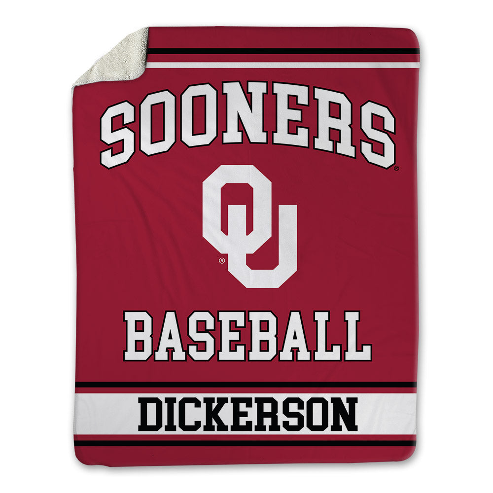 Oklahoma - NCAA Baseball : Drew Dickerson - Blanket-0