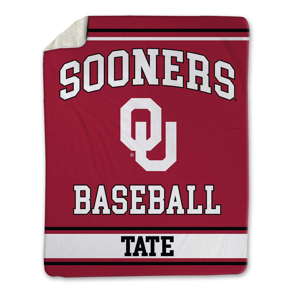 Oklahoma - NCAA Baseball : Dylan Tate - Blanket-0