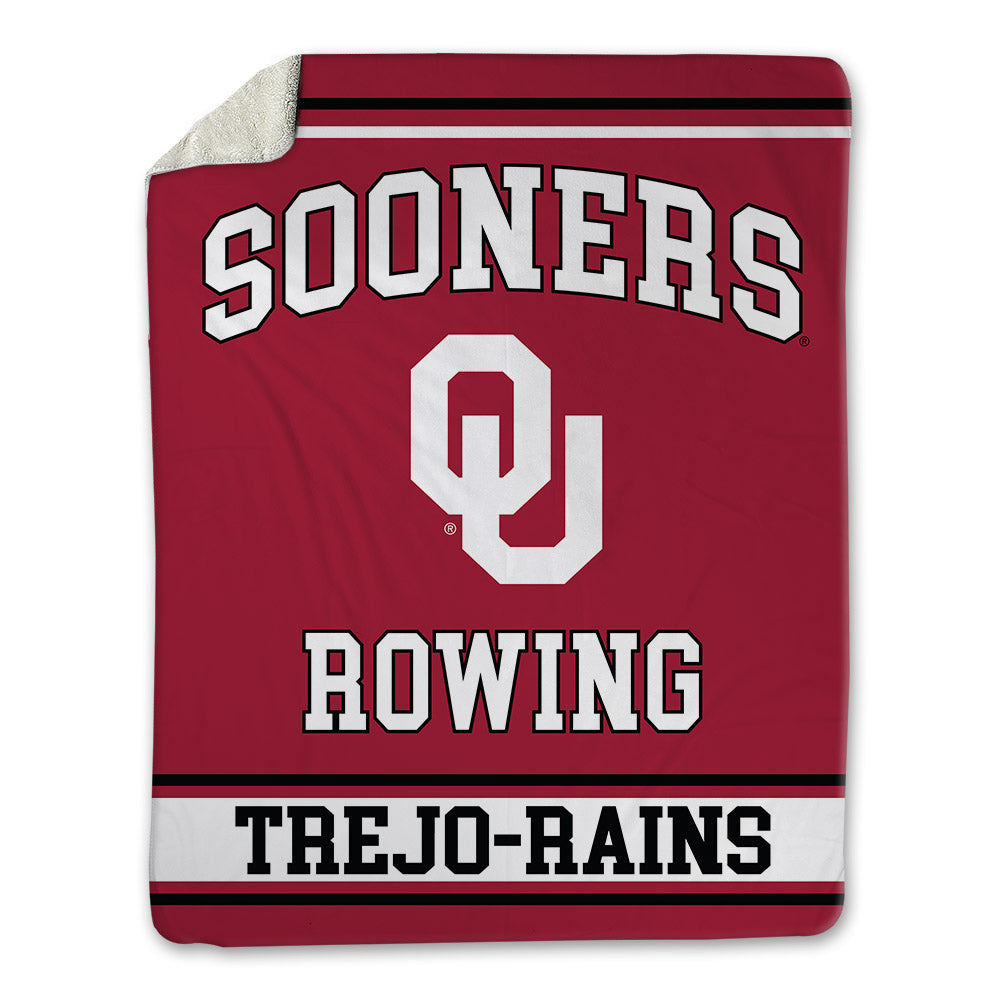 Oklahoma - NCAA Women's Rowing : Priscilla Trejo-Rains - Blanket-0