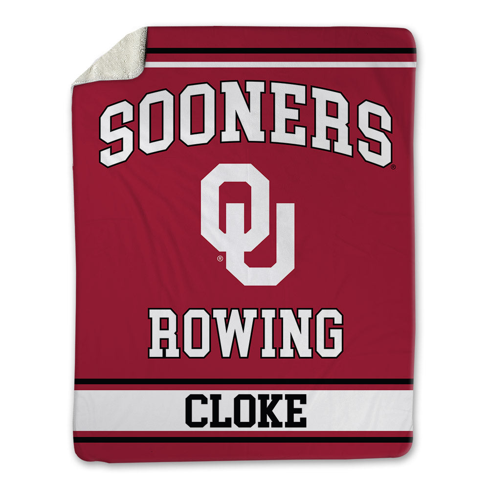 Oklahoma - NCAA Women's Rowing : Rebecca Cloke - Blanket-0