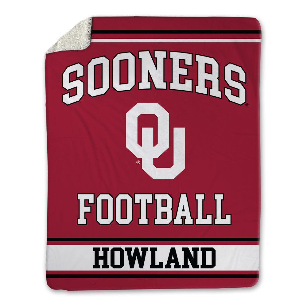 Oklahoma - NCAA Football : Logan Howland - Blanket-0