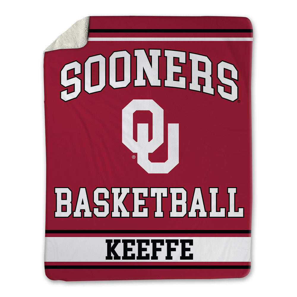 Oklahoma - NCAA Men's Basketball : Finley Keeffe - Blanket-0