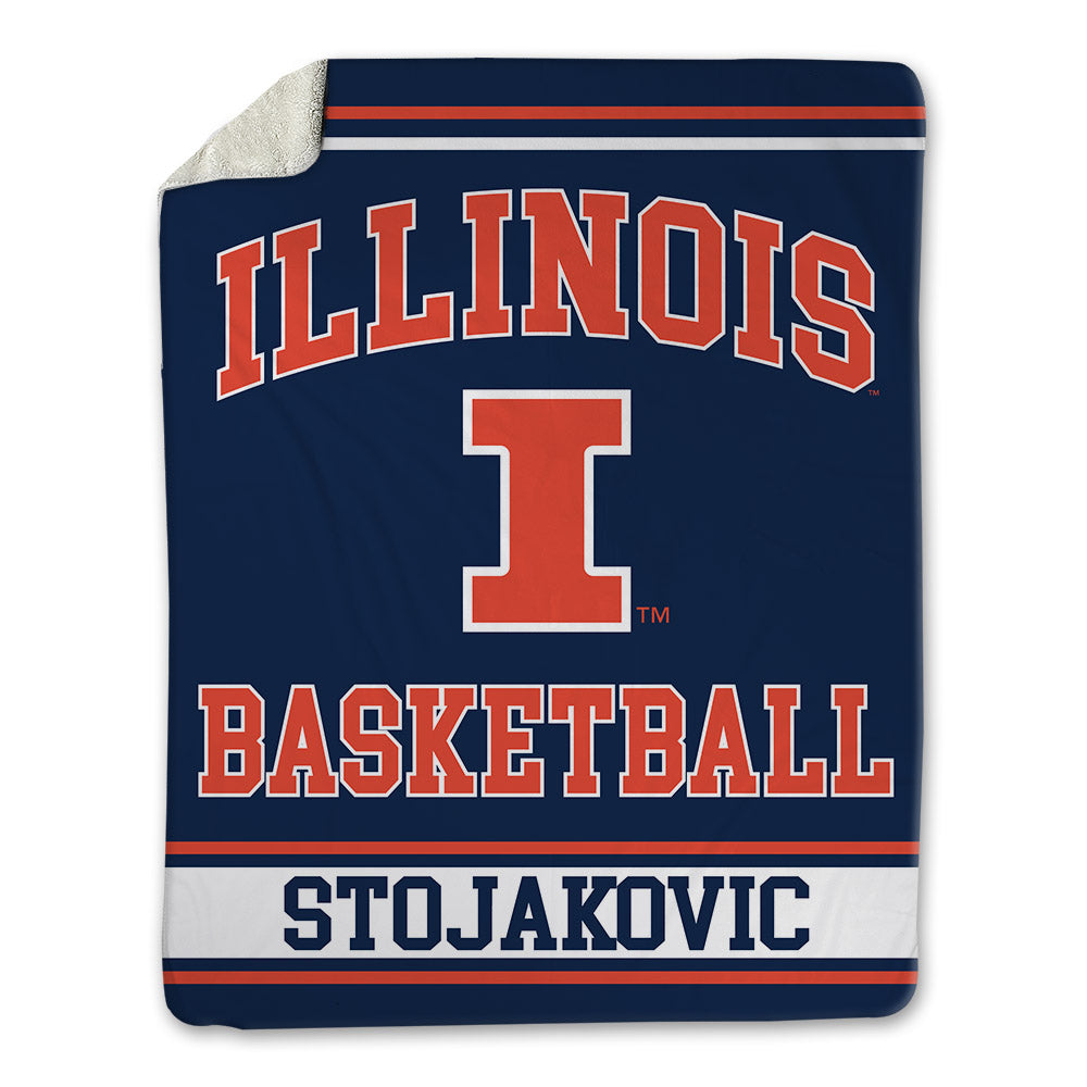 Illinois - NCAA Men's Basketball : Andrej Stojakovic - Blanket-0