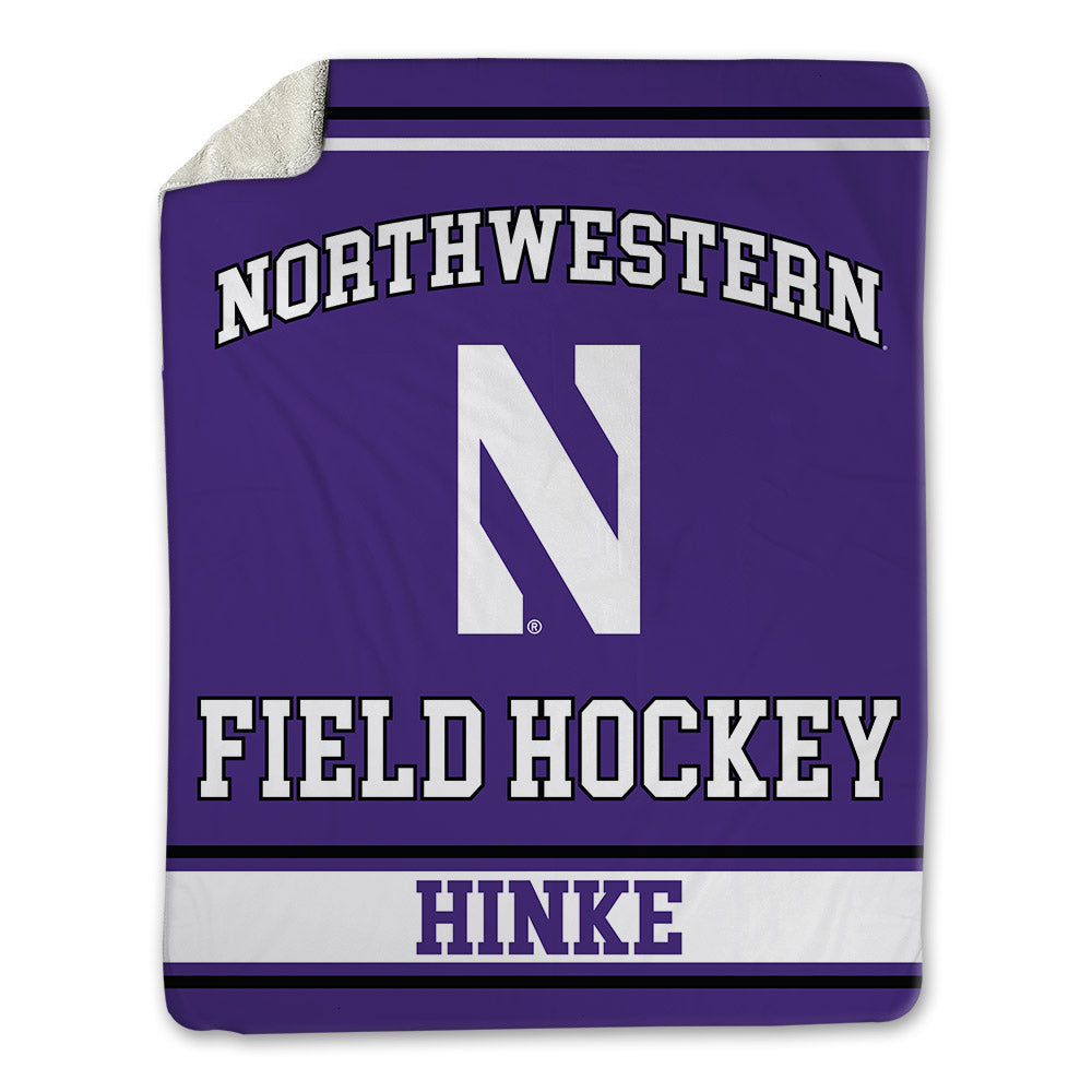 Northwestern - NCAA Women's Field Hockey : Greta Hinke - Blanket-0