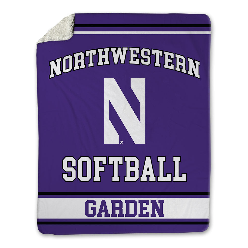 Northwestern - NCAA Softball : Avery Garden - Blanket-0