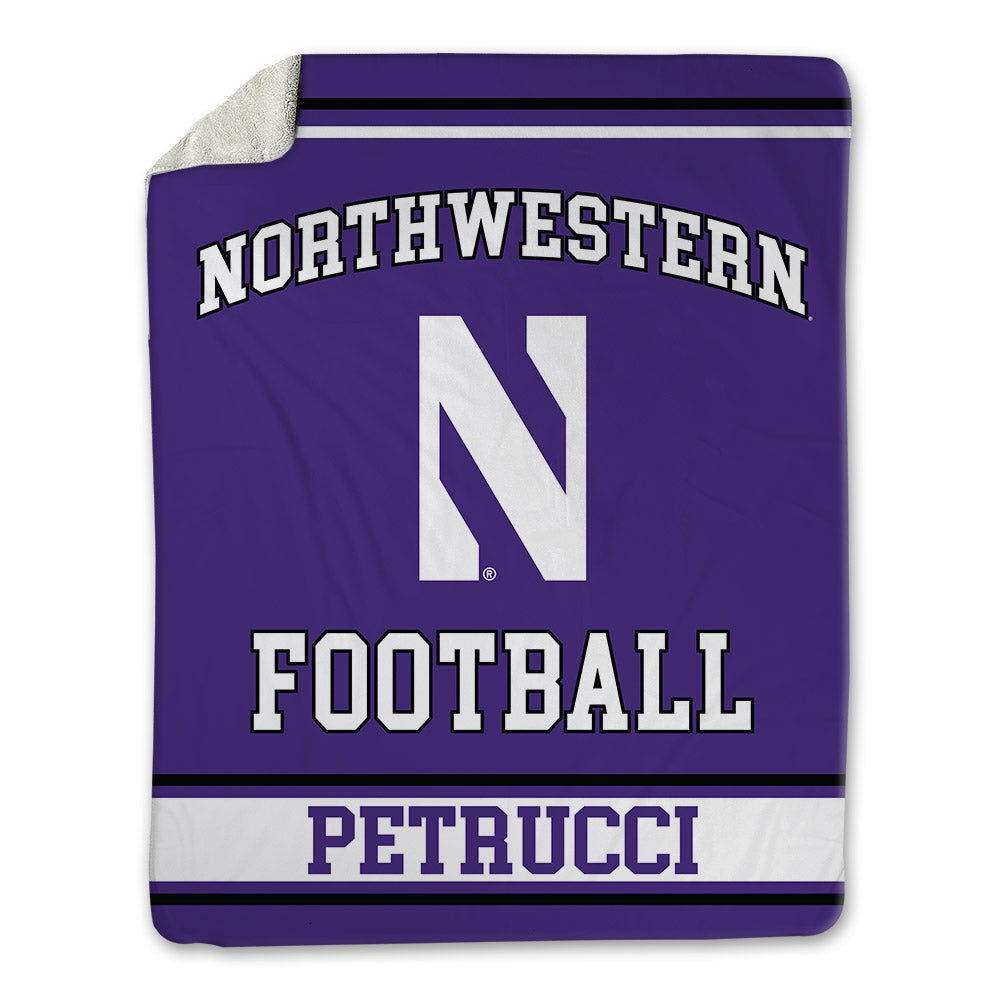 Northwestern - NCAA Football : Christopher Petrucci - Blanket-0