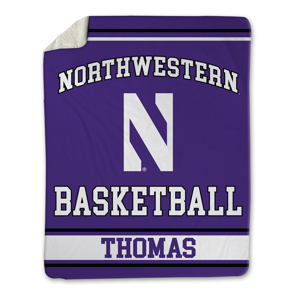 Northwestern - NCAA Women's Basketball : Tayla Thomas - Blanket-0