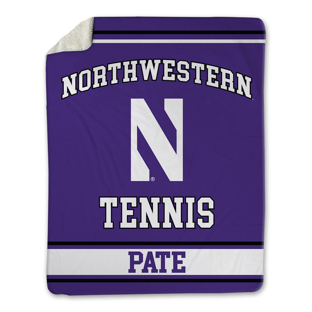 Northwestern - NCAA Men's Tennis : Carter Pate - Blanket-0