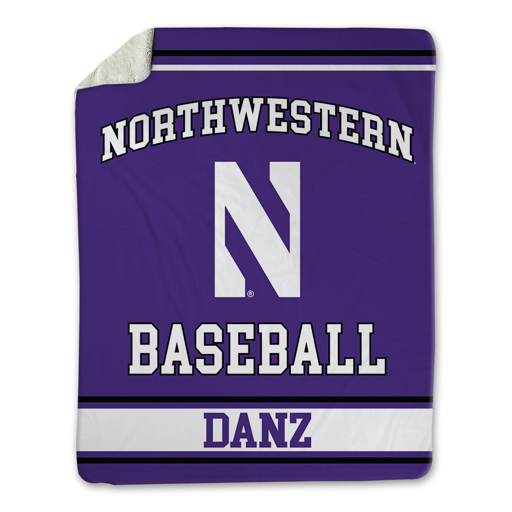 Northwestern - NCAA Baseball : Carter Danz - Blanket-0