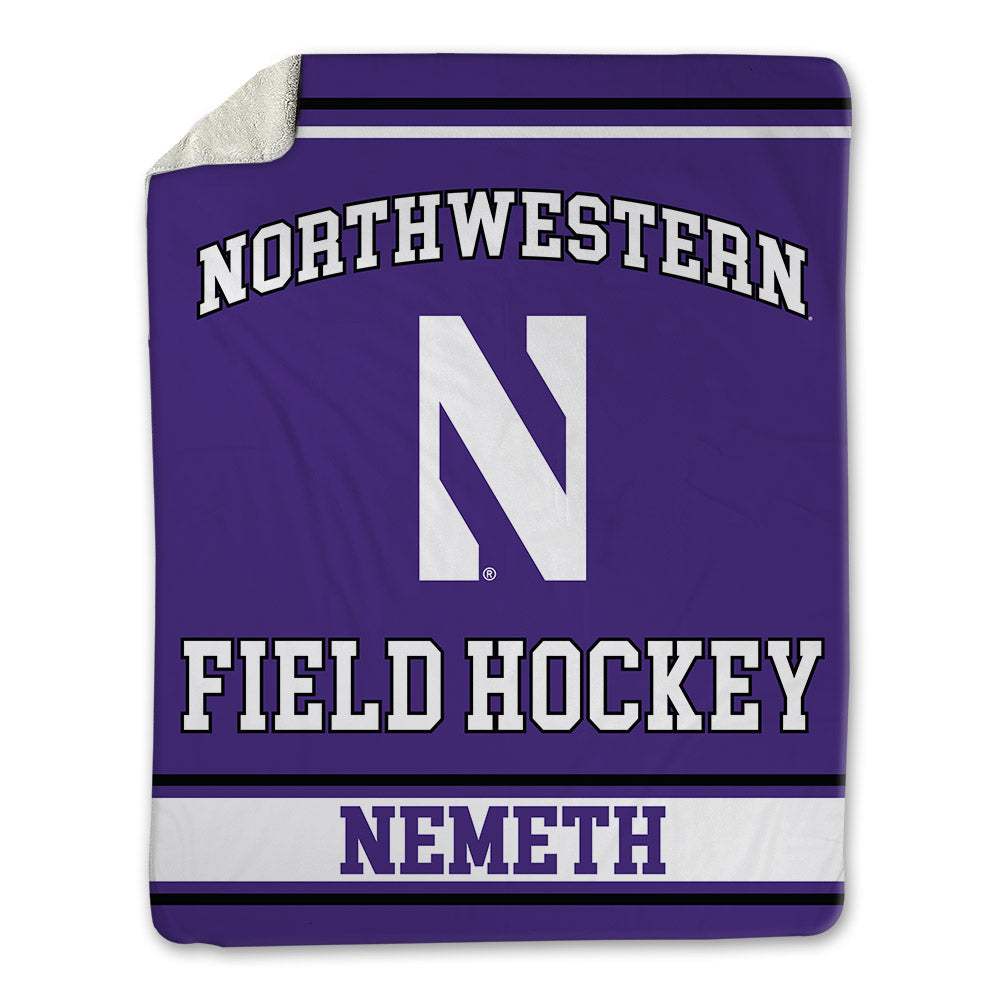 Northwestern - NCAA Women's Field Hockey : Nadia Nemeth - Blanket-0