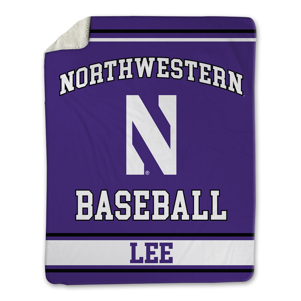 Northwestern - NCAA Baseball : Yonghoon Lee - Blanket-0