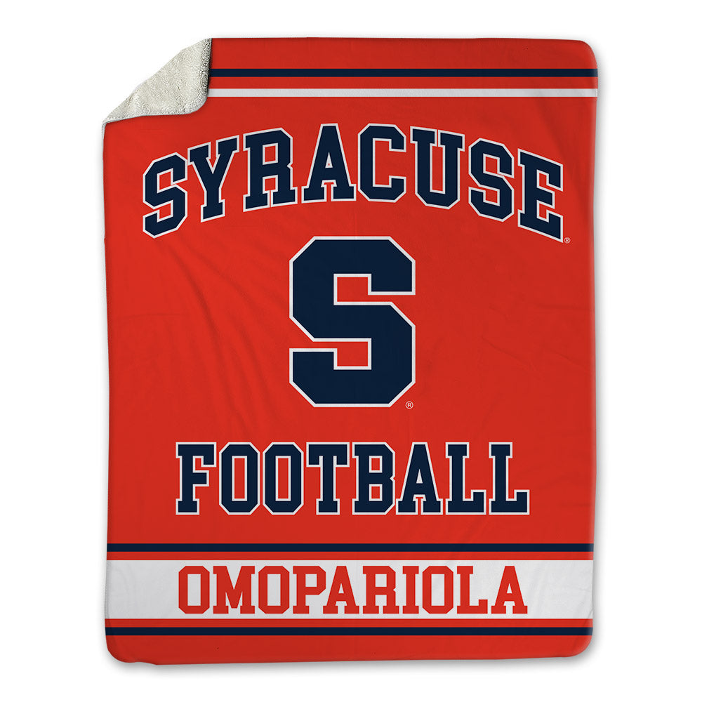 Syracuse - NCAA Football : David Omopariola - Blanket-0
