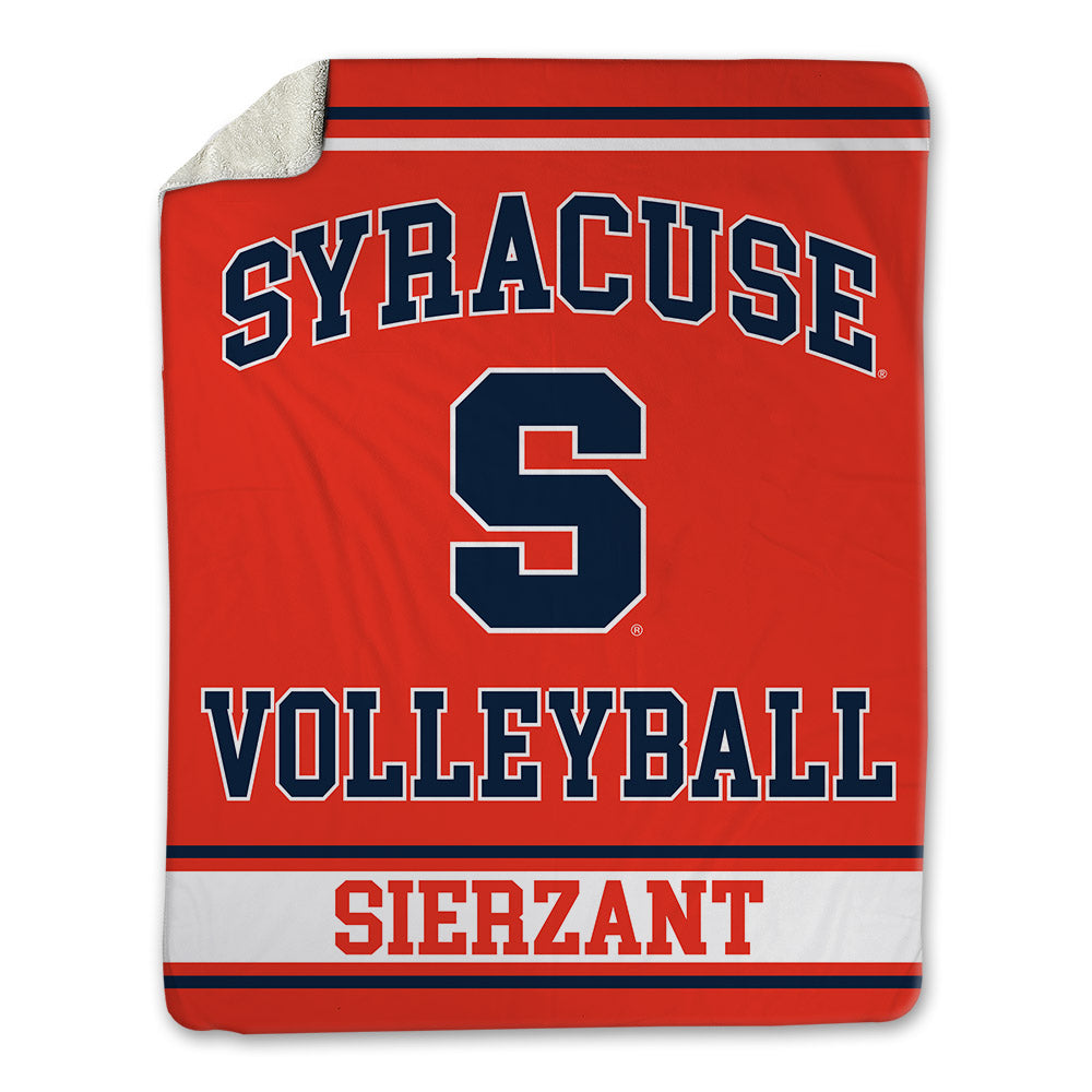 Syracuse - NCAA Women's Volleyball : Veronica Sierzant - Blanket-0
