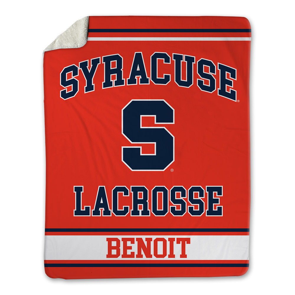 Syracuse - NCAA Women's Lacrosse : Kaci Benoit - Blanket-0