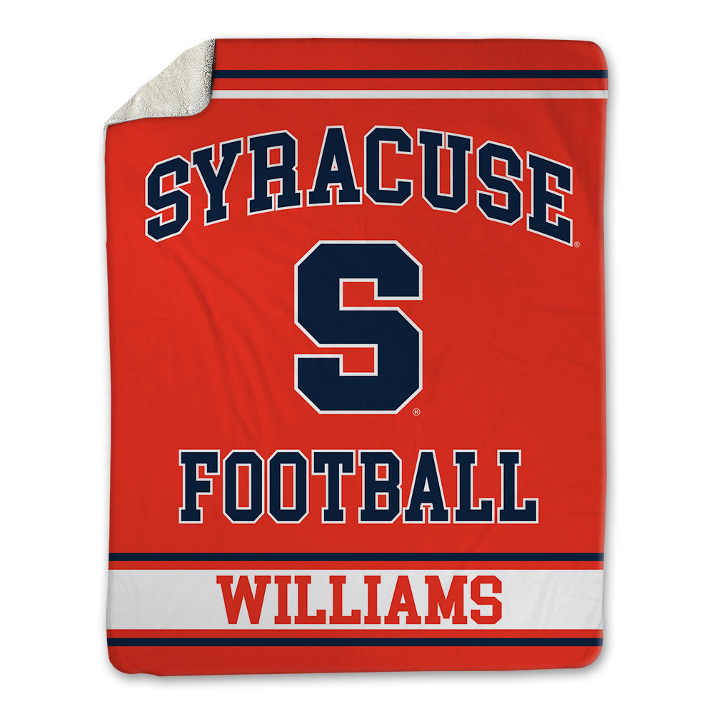 Syracuse - NCAA Football : Jakhari Williams - Blanket-0