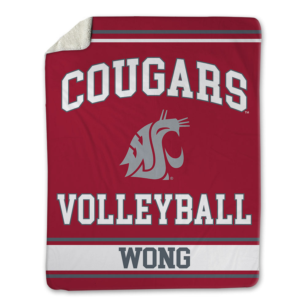 WSU - NCAA Women's Volleyball : Kylie Wong - Blanket-0