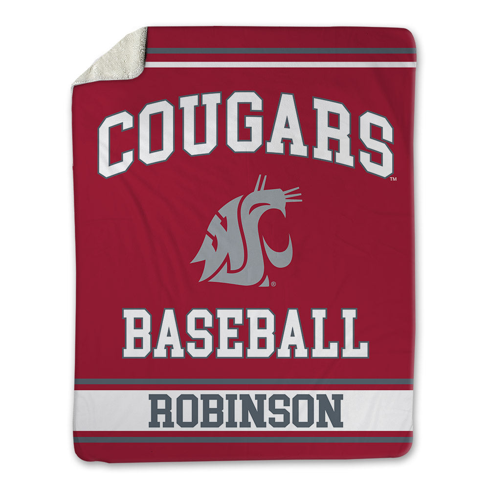 WSU - NCAA Baseball : Dustin Robinson - Blanket-0