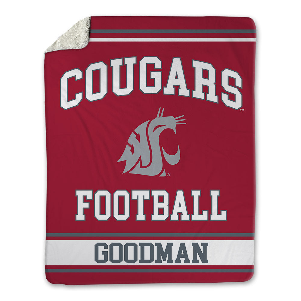 WSU - NCAA Football : Duhron Goodman - Blanket-0