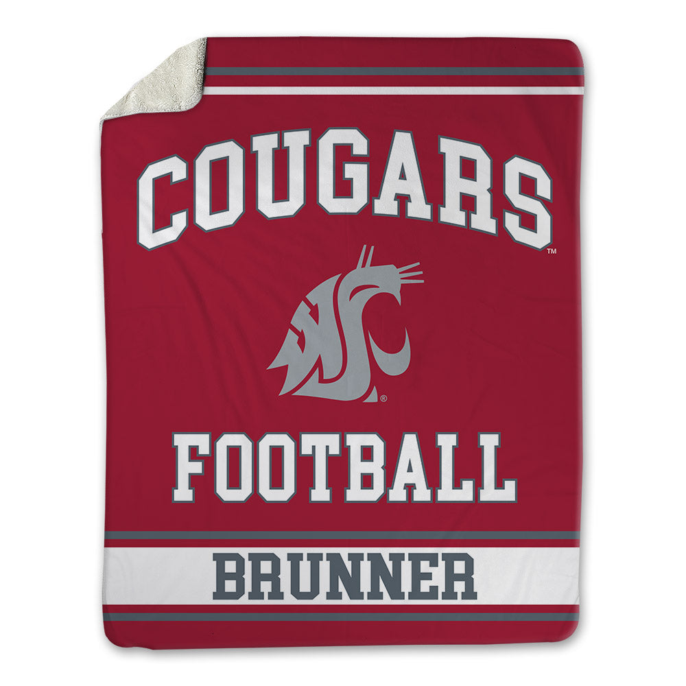WSU - NCAA Football : Colson Brunner - Blanket-0