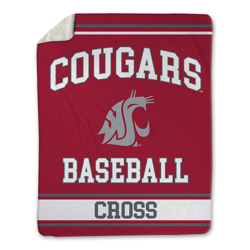 WSU - NCAA Baseball : Brock Cross - Blanket-0