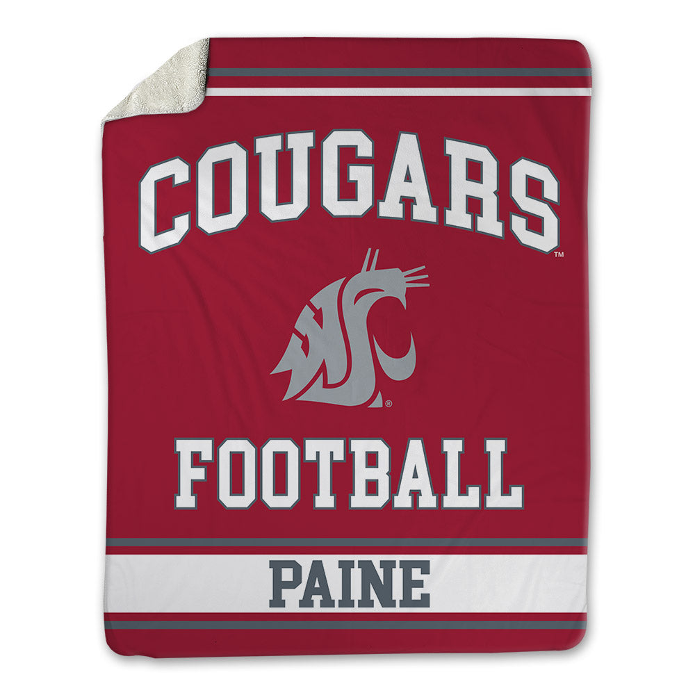 WSU - NCAA Football : Dylan Paine - Blanket-0
