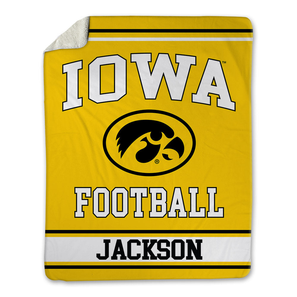 Iowa - NCAA Football : Braeden Jackson - Blanket-0