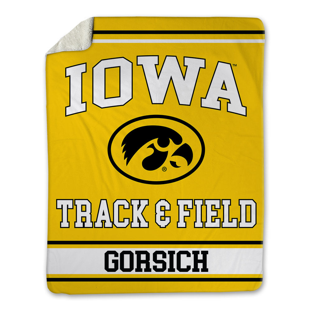 Iowa - NCAA Men's Track & Field : Nicholas Gorsich - Blanket-0