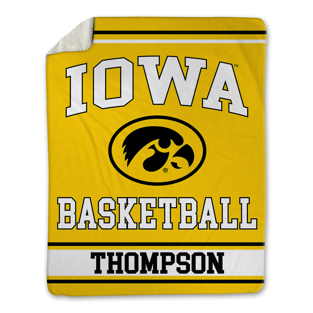 Iowa - NCAA Men's Basketball : Trey Thompson - Blanket-0
