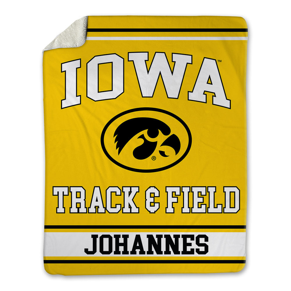 Iowa - NCAA Men's Track & Field : Jackson Johannes - Blanket-0