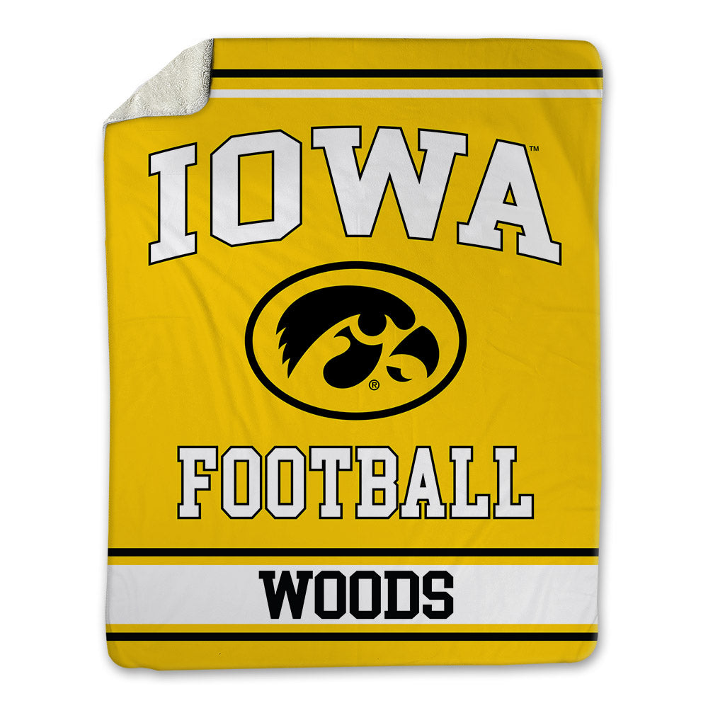 Iowa - NCAA Football : Mason Woods - Blanket-0