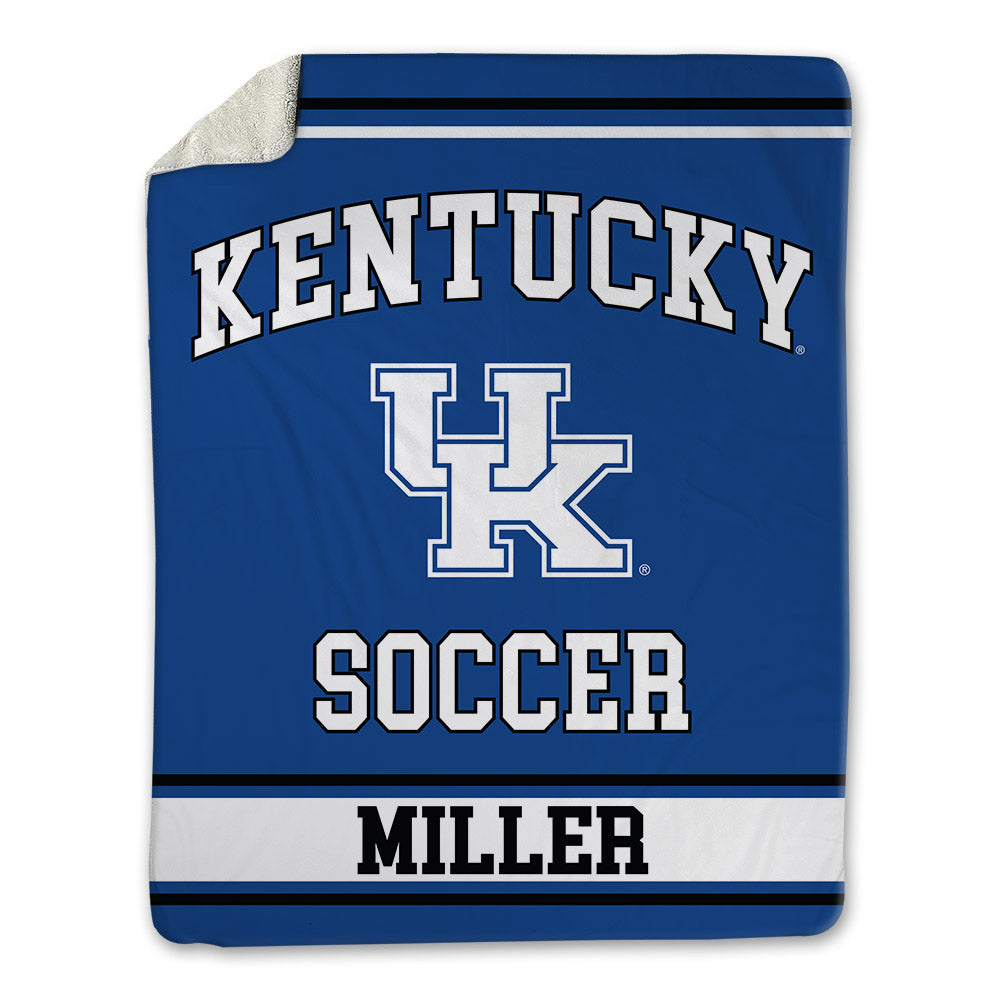 Kentucky - NCAA Men's Soccer : Max Miller - Blanket-0