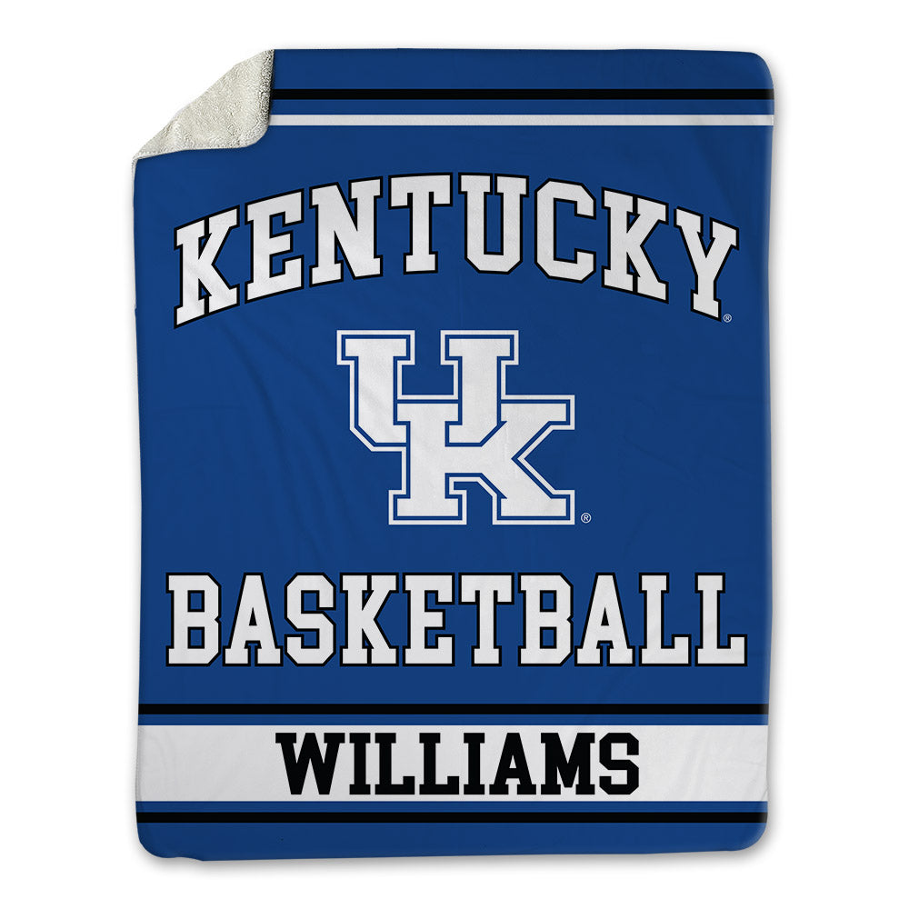 Kentucky - NCAA Men's Basketball : Kam Williams - Blanket-0