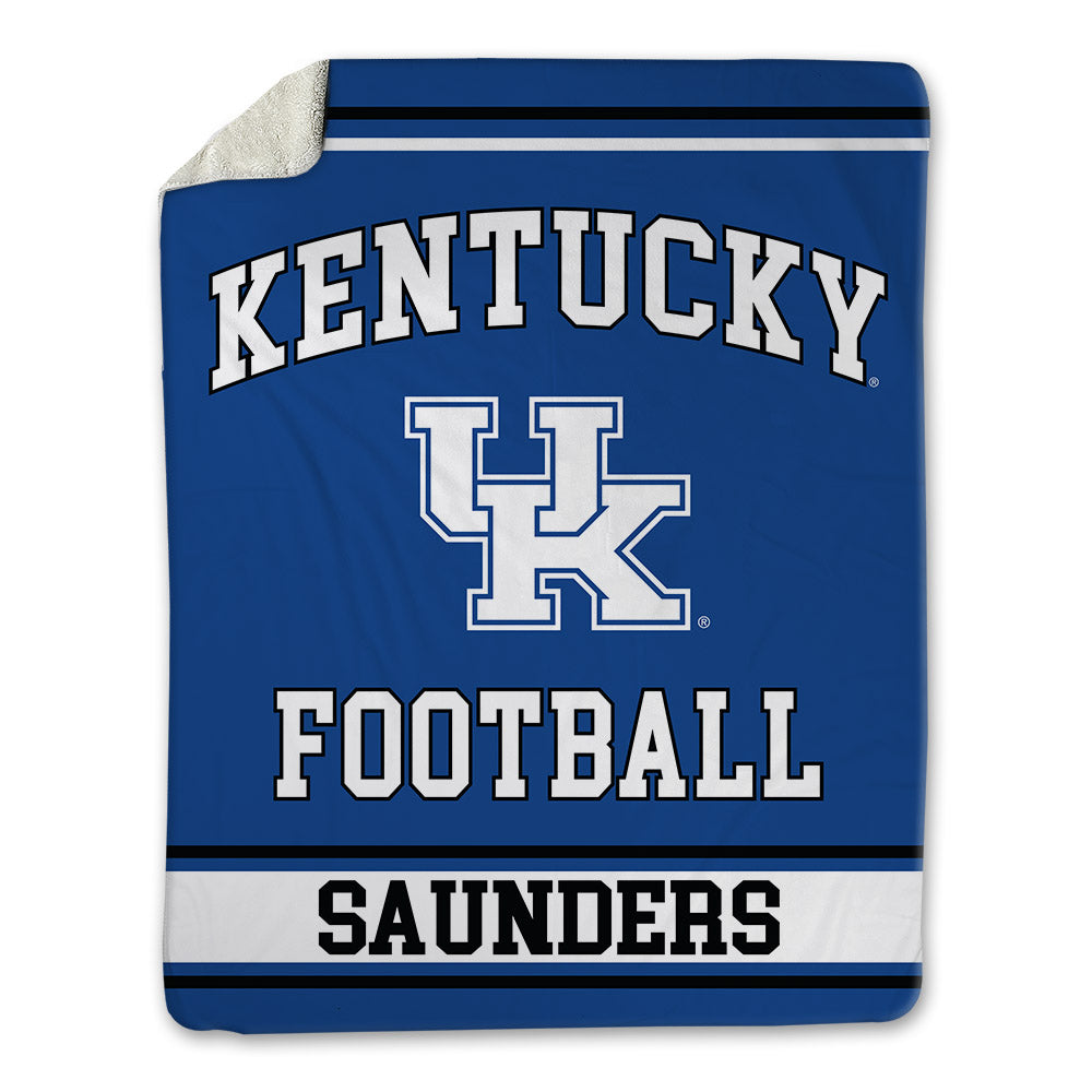 Kentucky - NCAA Football : Kahlil Saunders - Blanket-0