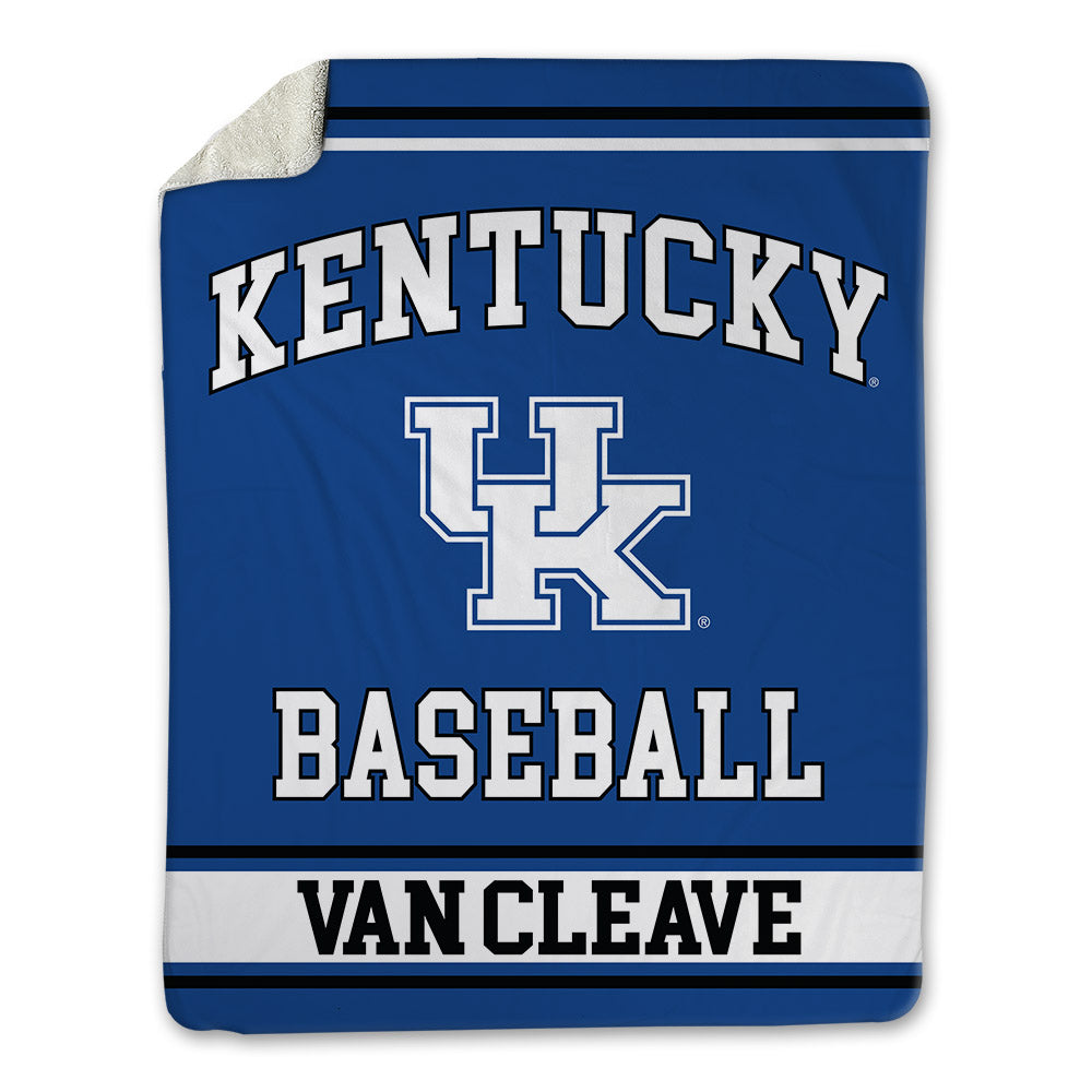 Kentucky - NCAA Baseball : Braxton Van Cleave - Blanket-0