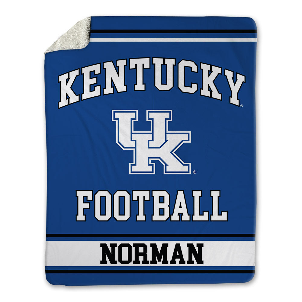 Kentucky - NCAA Football : Quintavion Norman - Blanket-0