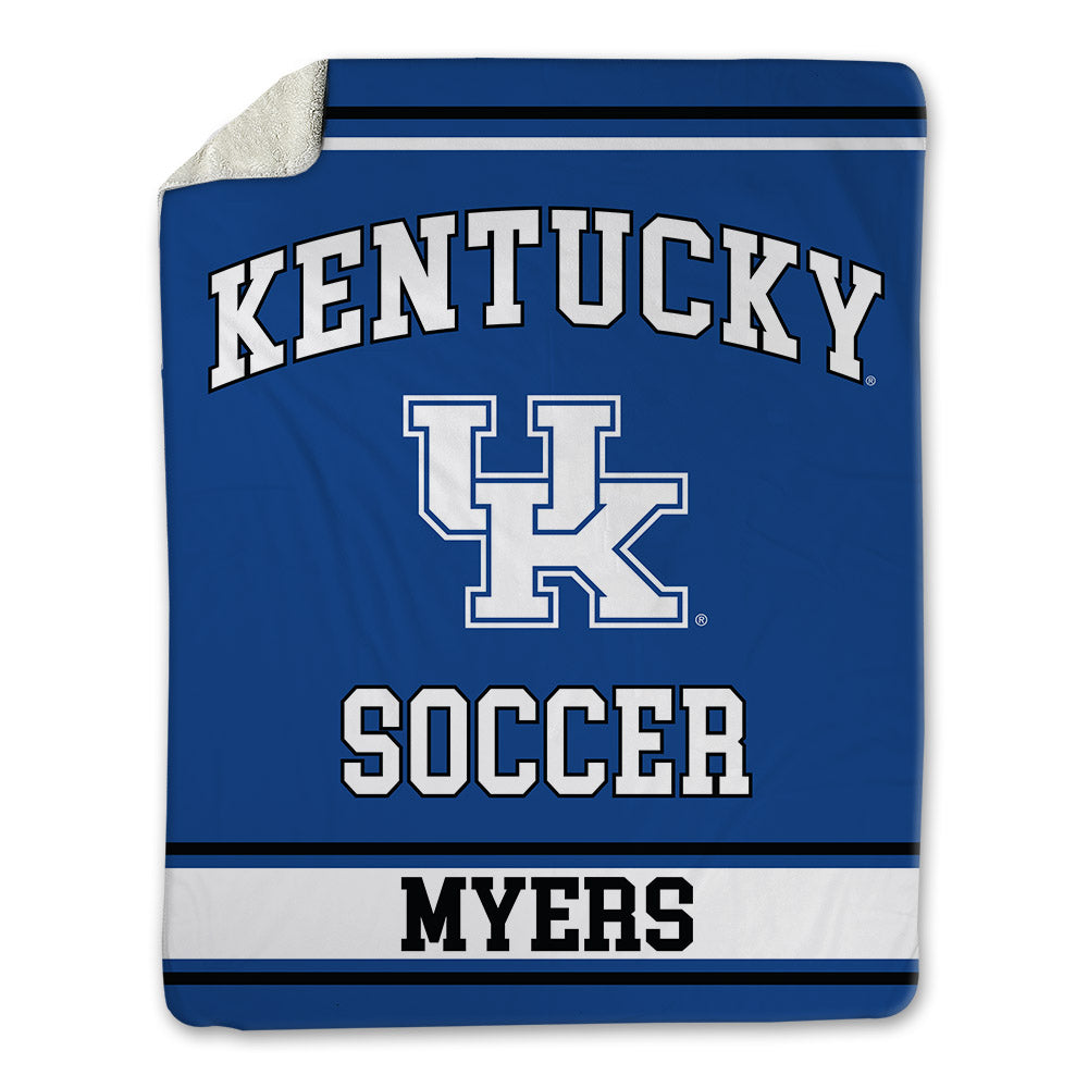 Kentucky - NCAA Women's Soccer : Teagan Myers - Blanket-0